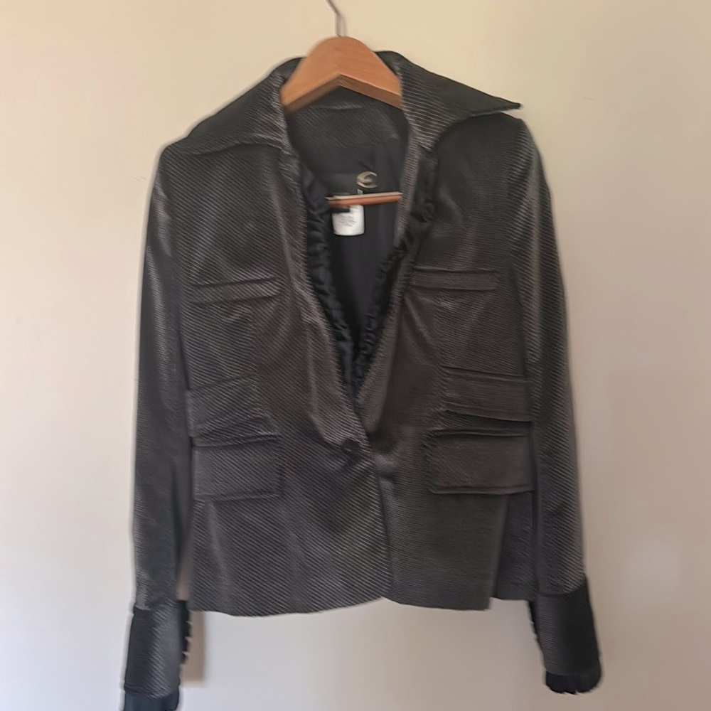JUST CAVALLI Never worn , soft velvet size 46 stunning  details .